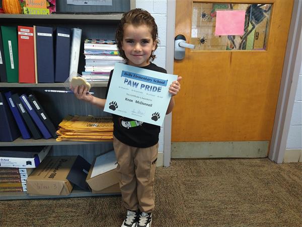  October Paw Pride Student